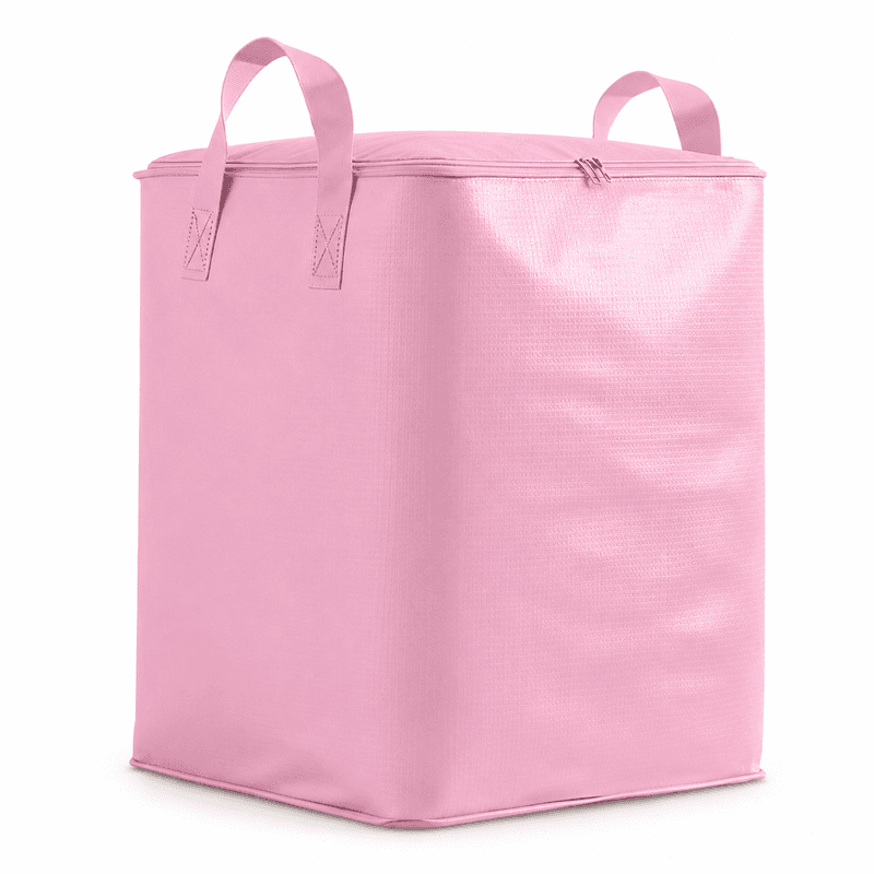 Pink Extra Large Moving and Storage Bag - 190L Waterproof Moisture Resistant