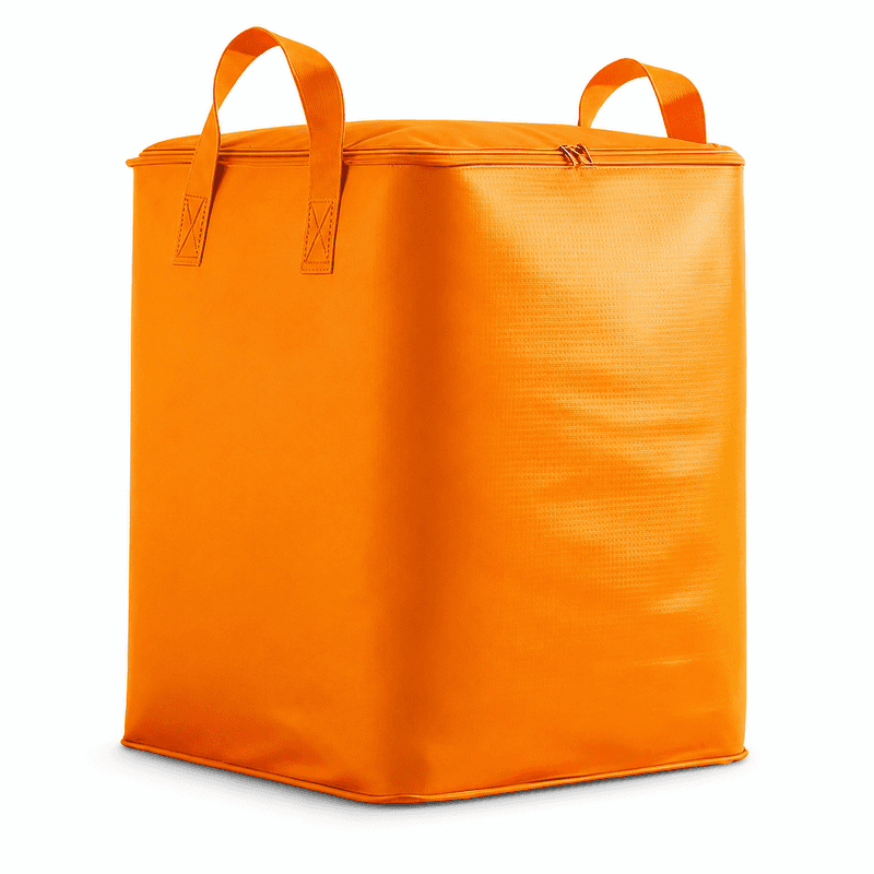 Orange Extra Large Moving and Storage Bag - 190L Waterproof Moisture