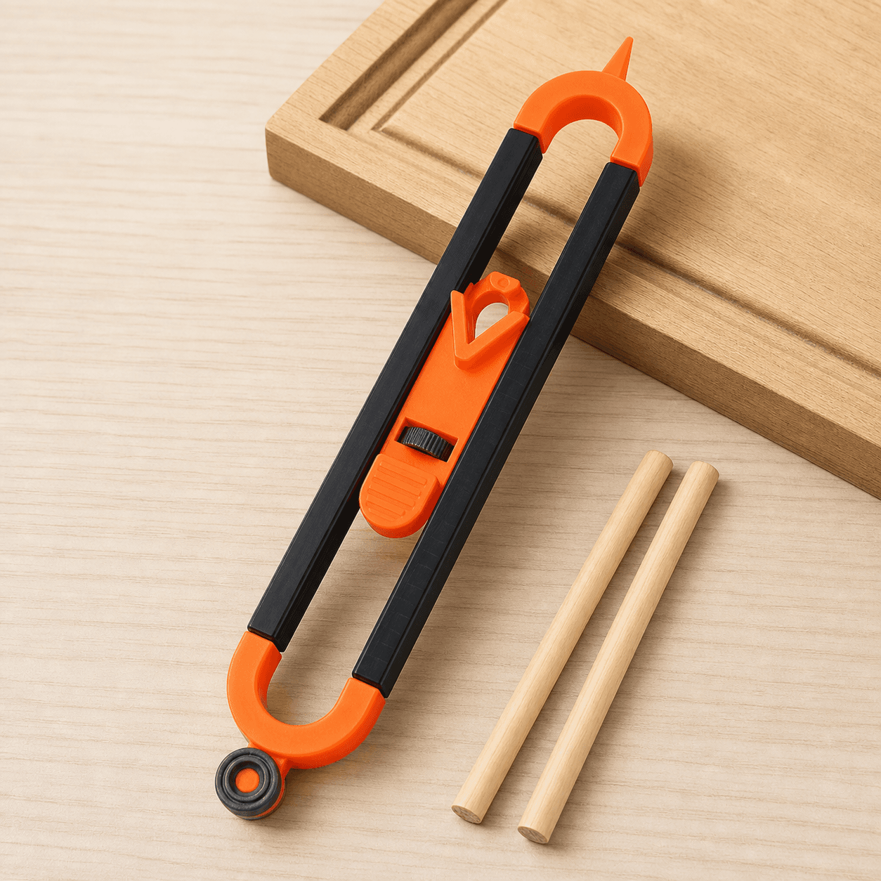 Precision Contour Gauge with Lock Feature & 2 Woodworking Pencils