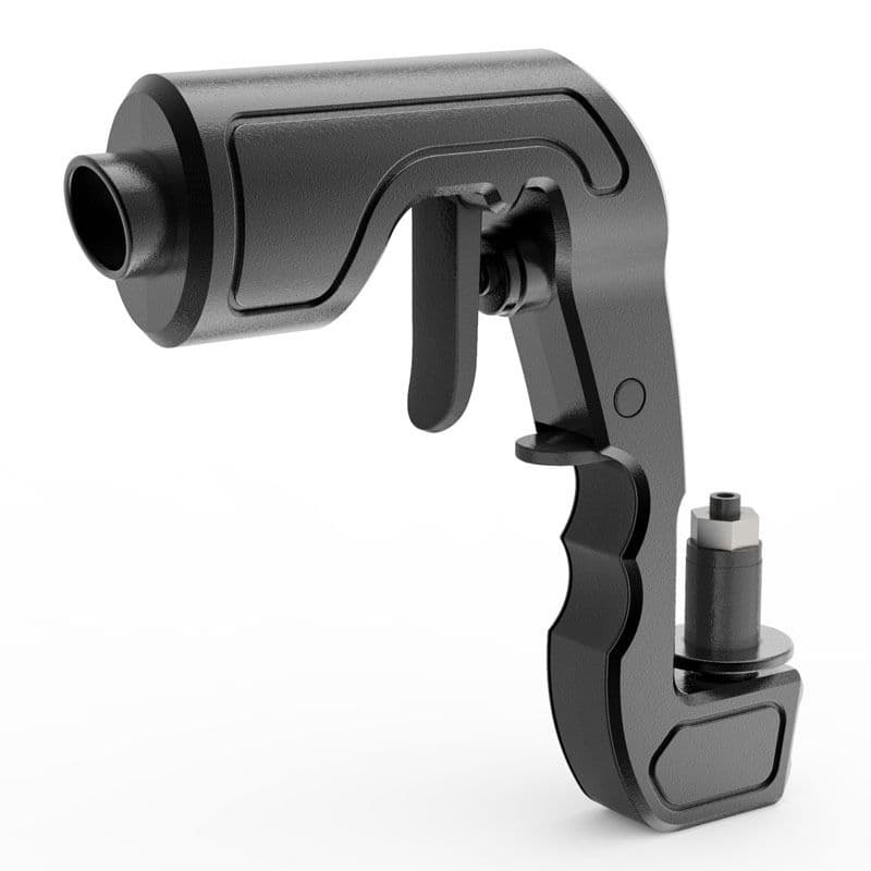 Multifunctional Champagne Gun with Bottle Opener and Spray - ABS Black