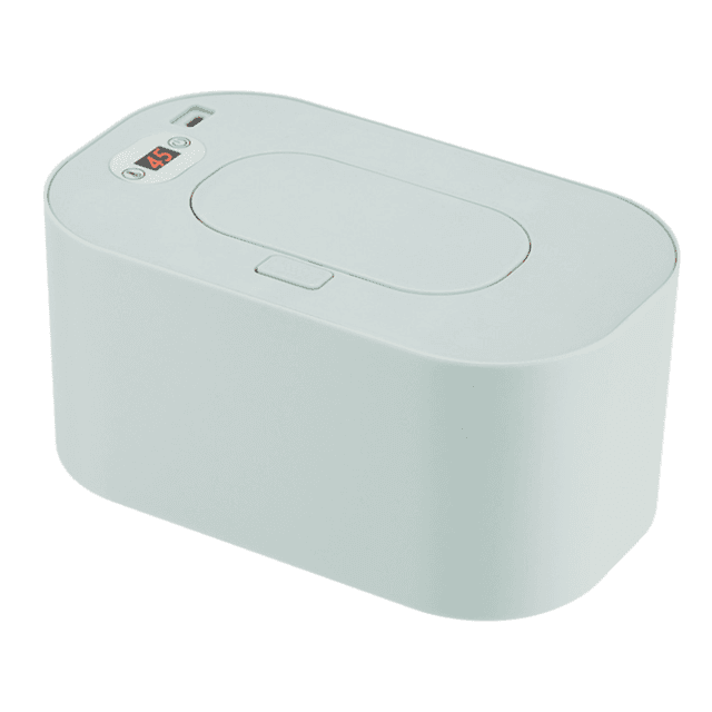 Green Portable USB Baby Wipe Warmer with LED Display and Top-Heating