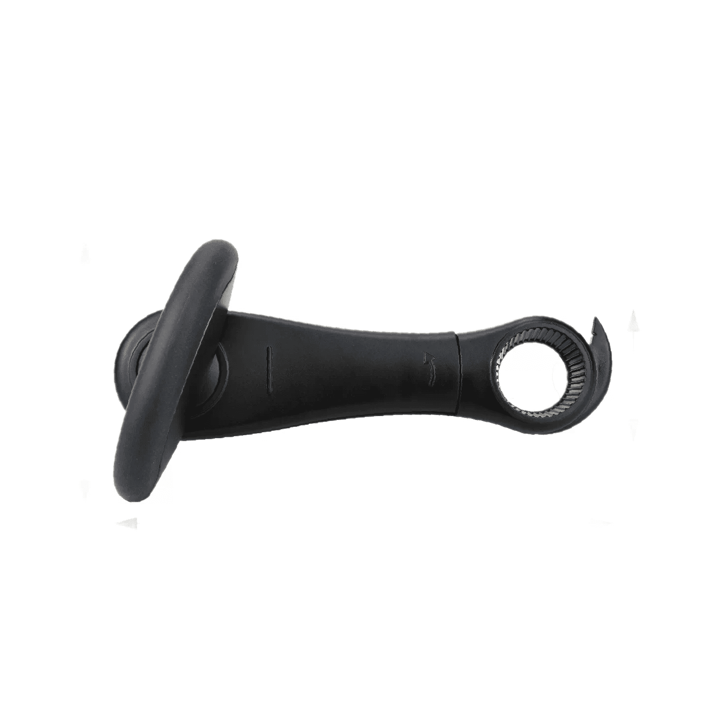 Black Multifunctional Manual Can Opener with Safe Smooth Edge Cutting
