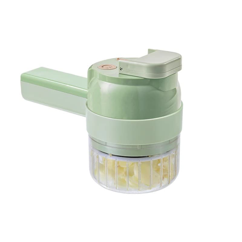 Green Multifunctional Electric Handheld Food Processor - ABS and PP with 201