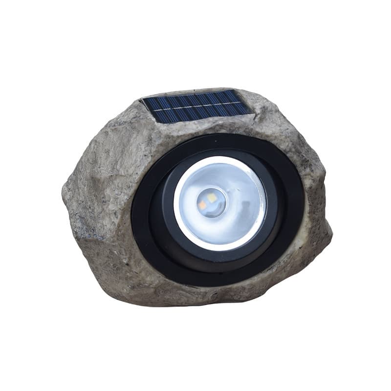 Solar Rock Garden Light - Outdoor LED Landscape Light with Solar Panel