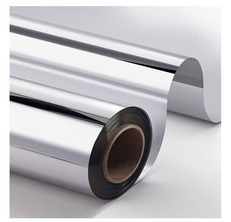 40 × 200 cm Self-Adhesive PET Mirror Sticker - Unbreakable Soft Glass Mirror