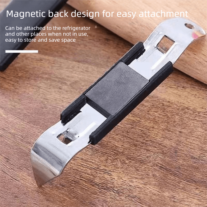 5-Pack Light blue Magnetic Can Opener - Heavy Duty Puncture Tool
