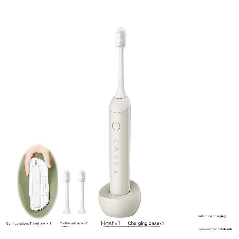 Sonic Electric Toothbrush with 31000 VPM, 4 Modes, 10000+ Soft - White