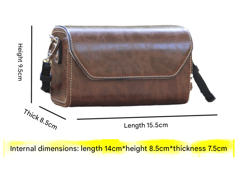 Green PU Leather Camera Bag for Fujifilm X Canon G Olympus PEN - Compact