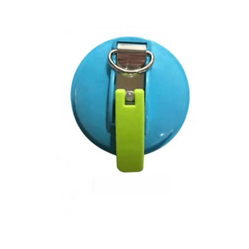 4 Pack Sky blue plate + green buckle Heavy Duty Suction - Sky Plate Green