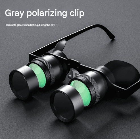 10x Telescope + Grey Polarised Lens 10x HD Fishing Binocular Glasses