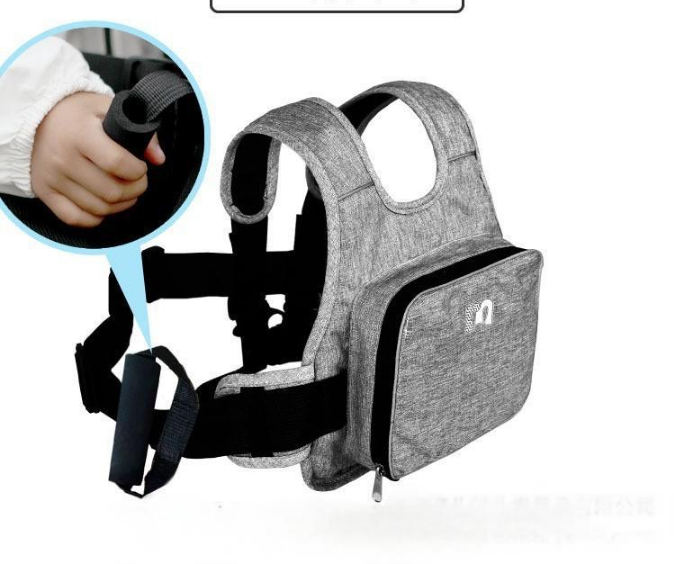 Child Motorcycle Safety Harness Strap Adjustable Passenger Belt with Handles