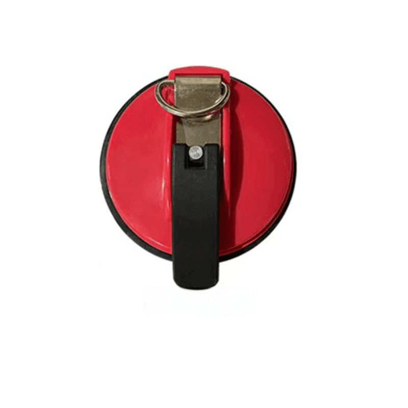4 Pack Red plate + black buckle Heavy Duty Suction Cup - Red Black Buckle