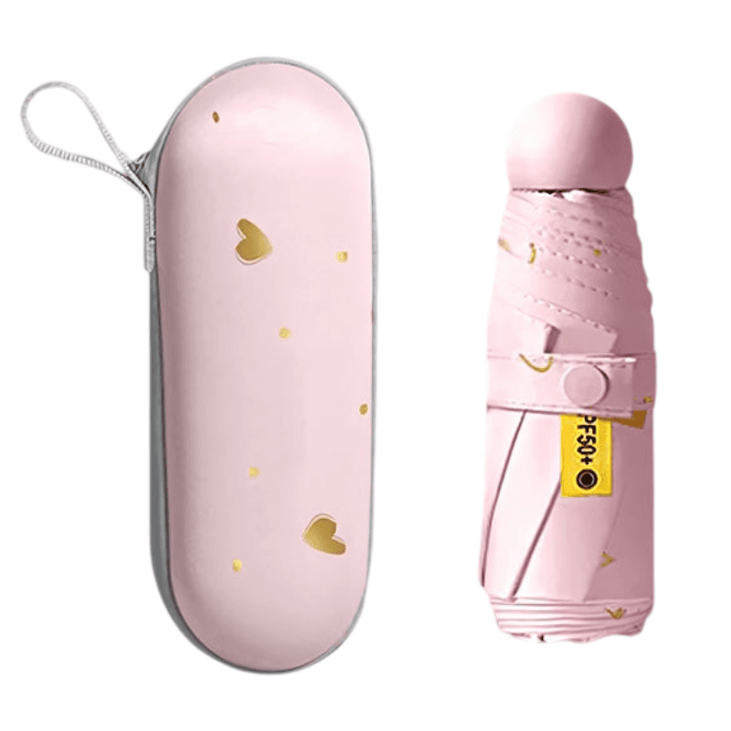 2-Pack Pink Ultra-Compact 5-Fold Waterproof All-Weather - 2 Pack Pink