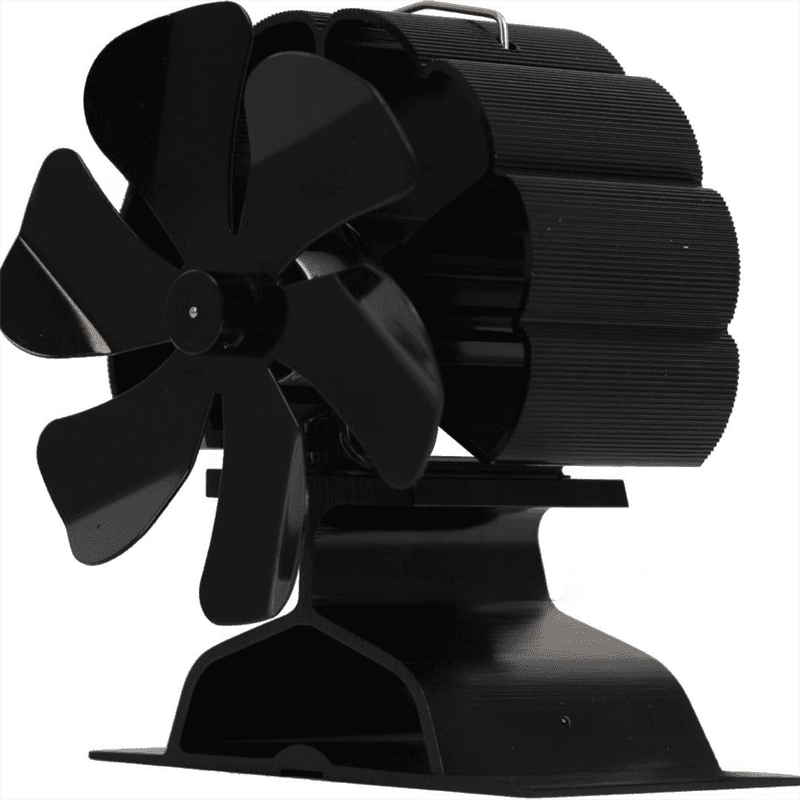Mini Heat-Powered Fireplace Fan - Eco-Friendly - No Electricity