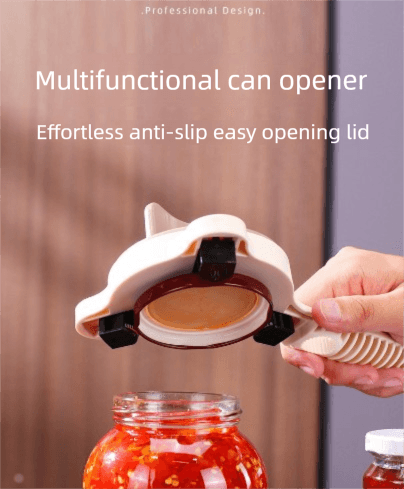 4-in-1 Adjustable Jar Opener Multi-Functional Bottle Lid Remover