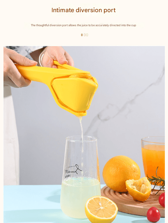 3-Piece Green Easy-Squeeze Manual Citrus Juicer - Lemon & Orange Squeezer