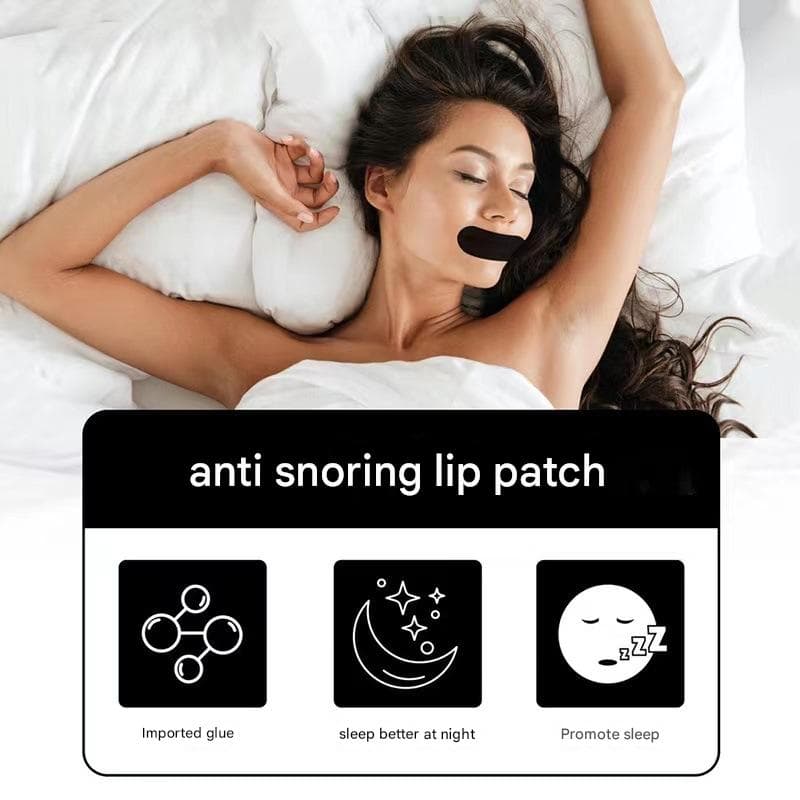 2-piece Sleep Stop Snoring Strips - 30 pieces of breathable, skin-friendly