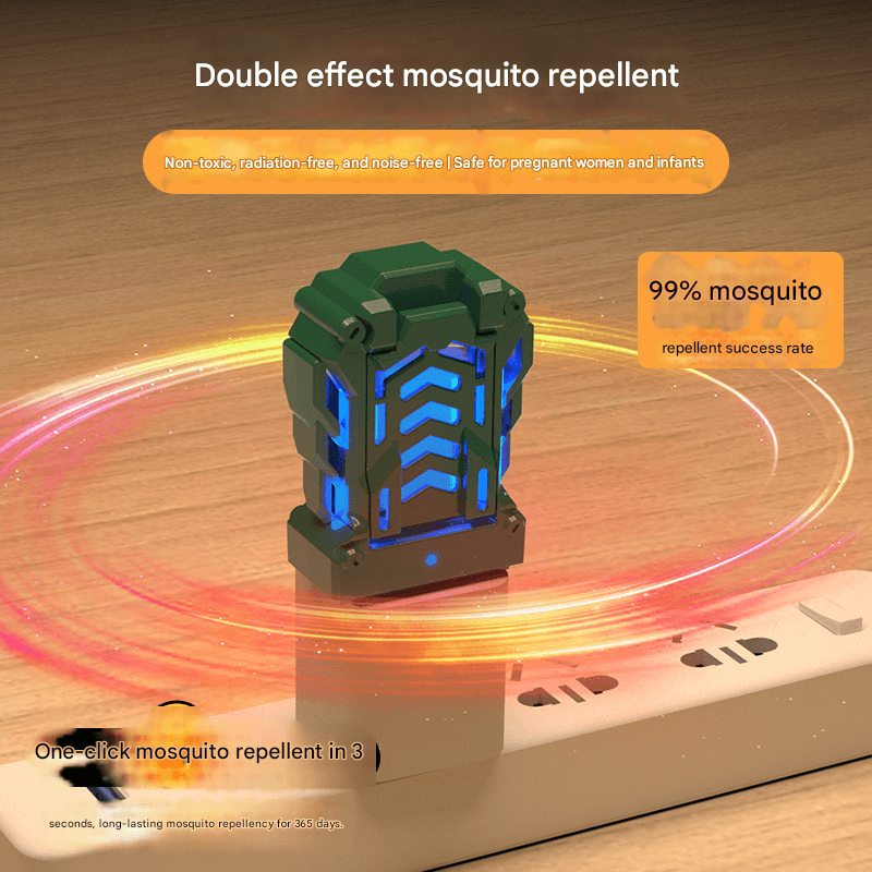 White Portable USB Mosquito Repellent Heater - Electric Mosquito Killer