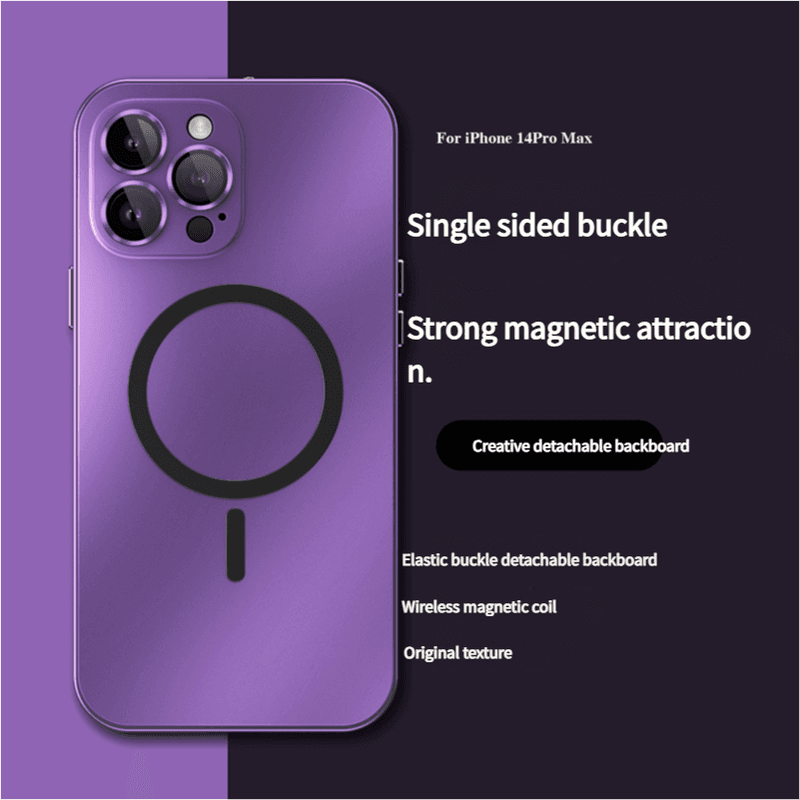 Innovative Detachable Backplate Case for iPhone 14 Pro Max - Purple