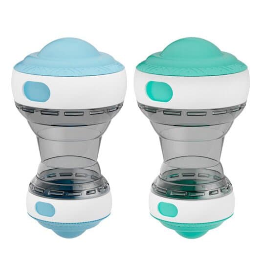2-Pack green and blue Interactive Feeder Toy for Dogs and Cats - Green blue