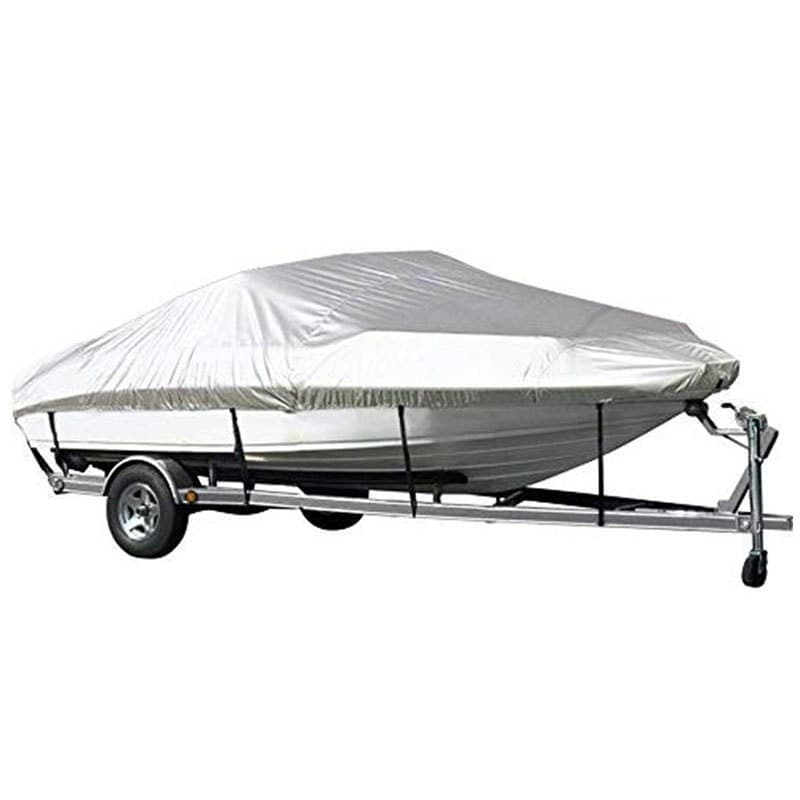 Grey Heavy Duty Waterproof Tarp Covers with Storage Bag - 420 cm x 270 cm