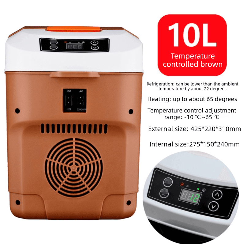 10L Portable Electric Cooler & Warmer Car Fridge with Digital Display