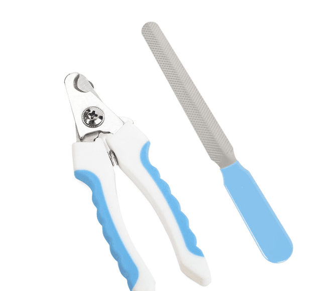 Pet Nail Clippers & File Set for Small Dogs Cats Stainless Steel Claw