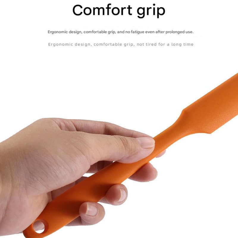 10-Pack Blue Mini Silicone Spatulas - Flexible Baking Scrapers for Flour
