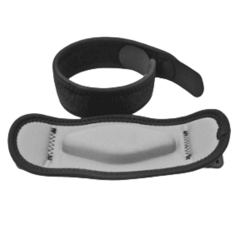 Two-Pair Light Grey Adjustable Compression Elbow Brace - Two Light Grey