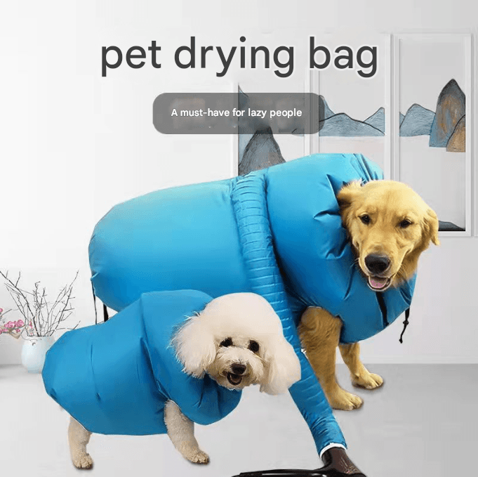 Portable Pet Grooming Dryer Bag - Hands-Free Quick-Drying Coat - Size S