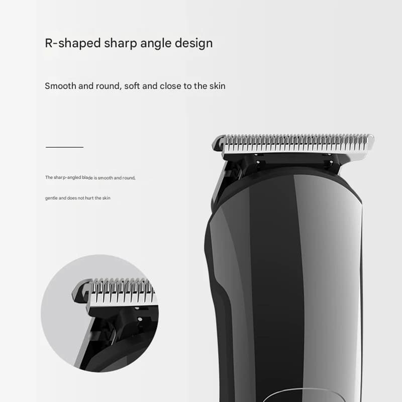 All-in-One Professional Men's Grooming Kit - IPX7 Waterproof Hair - Grey