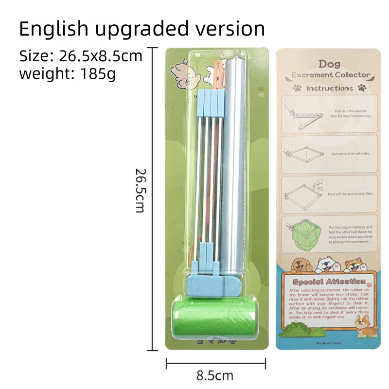 Upgraded Aluminium Telescopic Dog Poop Scooper Large Size Heavy Duty Waste