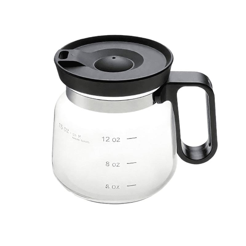 16oz Glass Coffee Mug with Handle and Straw Lid - Heat-Resistant