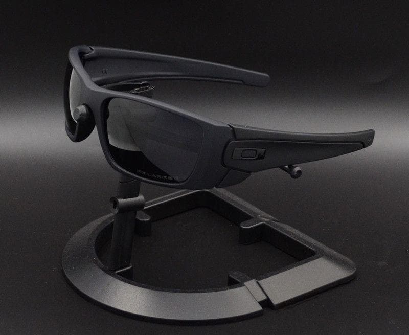 Sport Polarized Sunglasses with UV400 Protection - Black frame black film