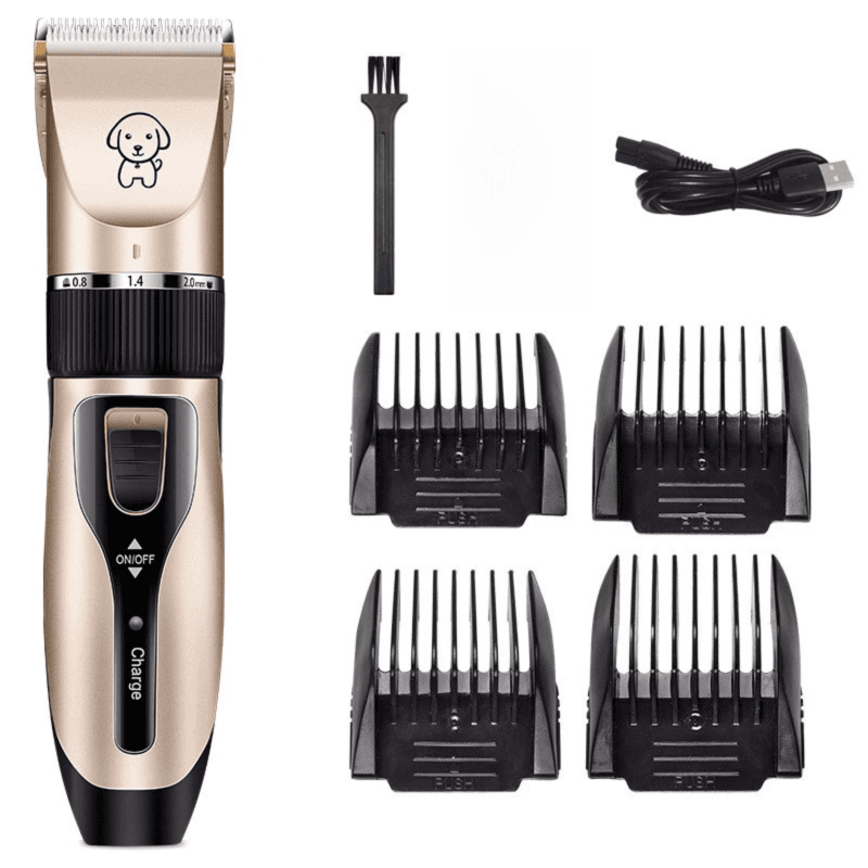 Gold K5 Lightweight Pet Precision Grooming Clipper - USB Rechargable, Low