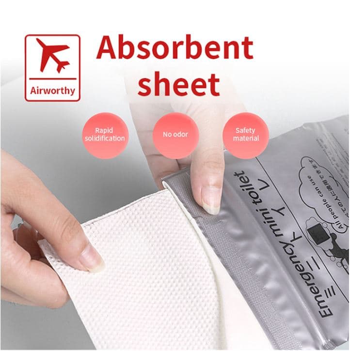 8-Piece Leak-Proof & Odorless Motion Sickness Bags and Emergency Urine Bags