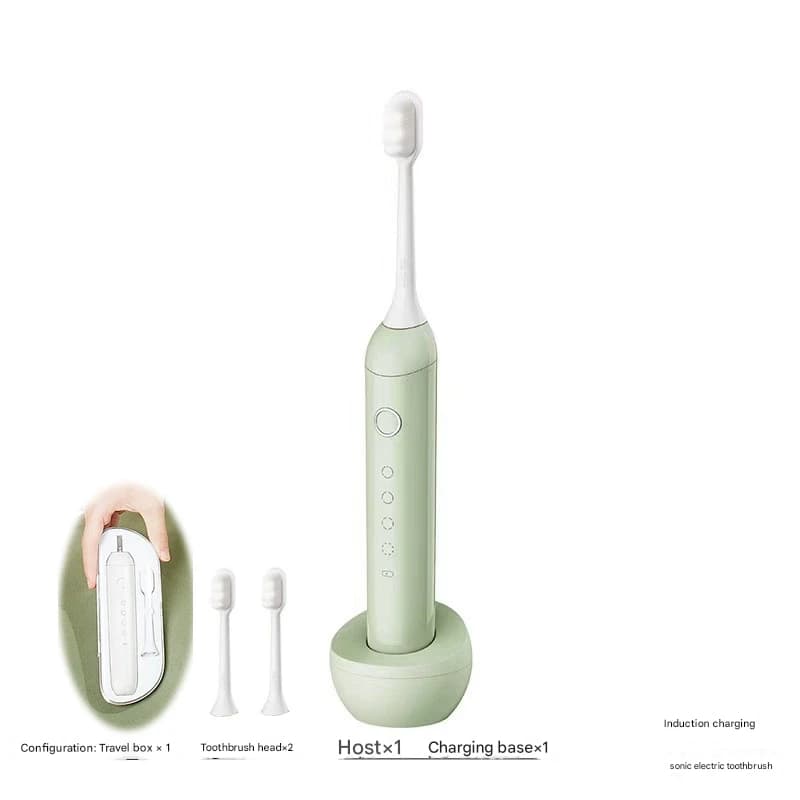 Sonic Electric Toothbrush with 31000 VPM, 4 Modes, 10000+ Soft - Green